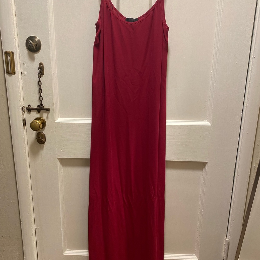 J. Crew Vibrant Red Maxi Dress